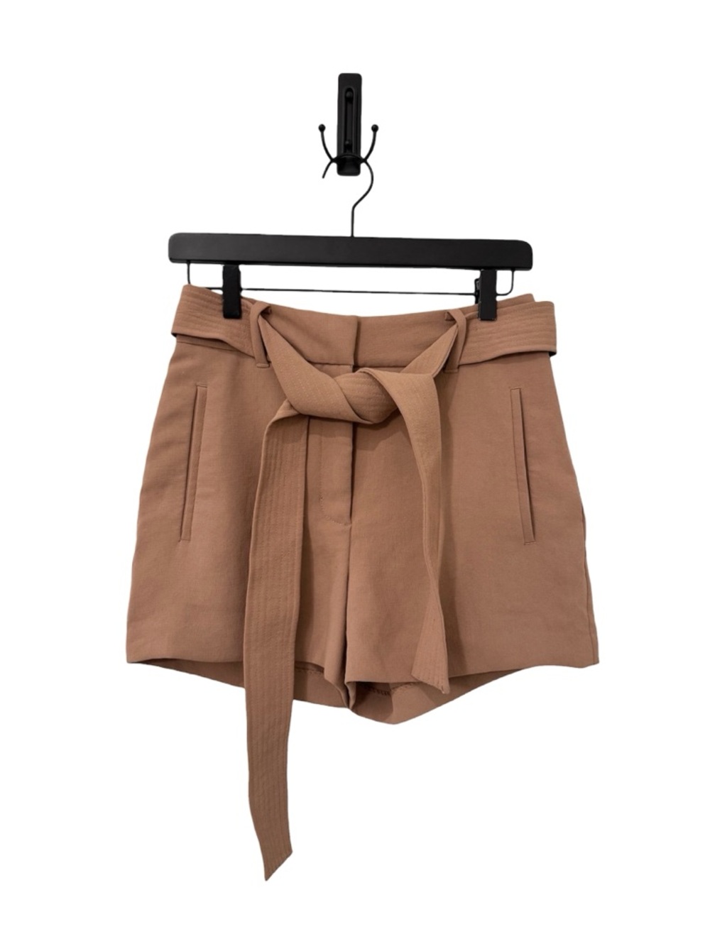 ARITZIA WILFRED Tie-Front Crepe Paperbag Shorts